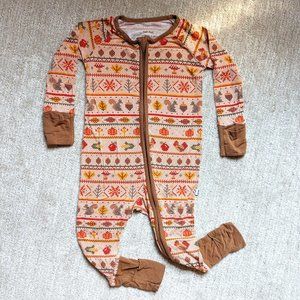 Little Sleepies Zippy - Harvest Fair Isle - 6-12m